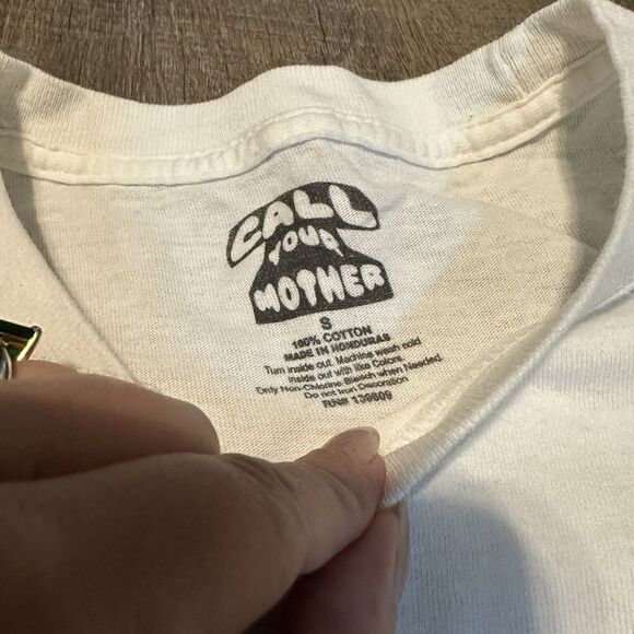 Call Your‎ Mother Celestial Dreamer Short Sleeve Graphic Tee S Small Hippie Boho - Picture 5 of 5